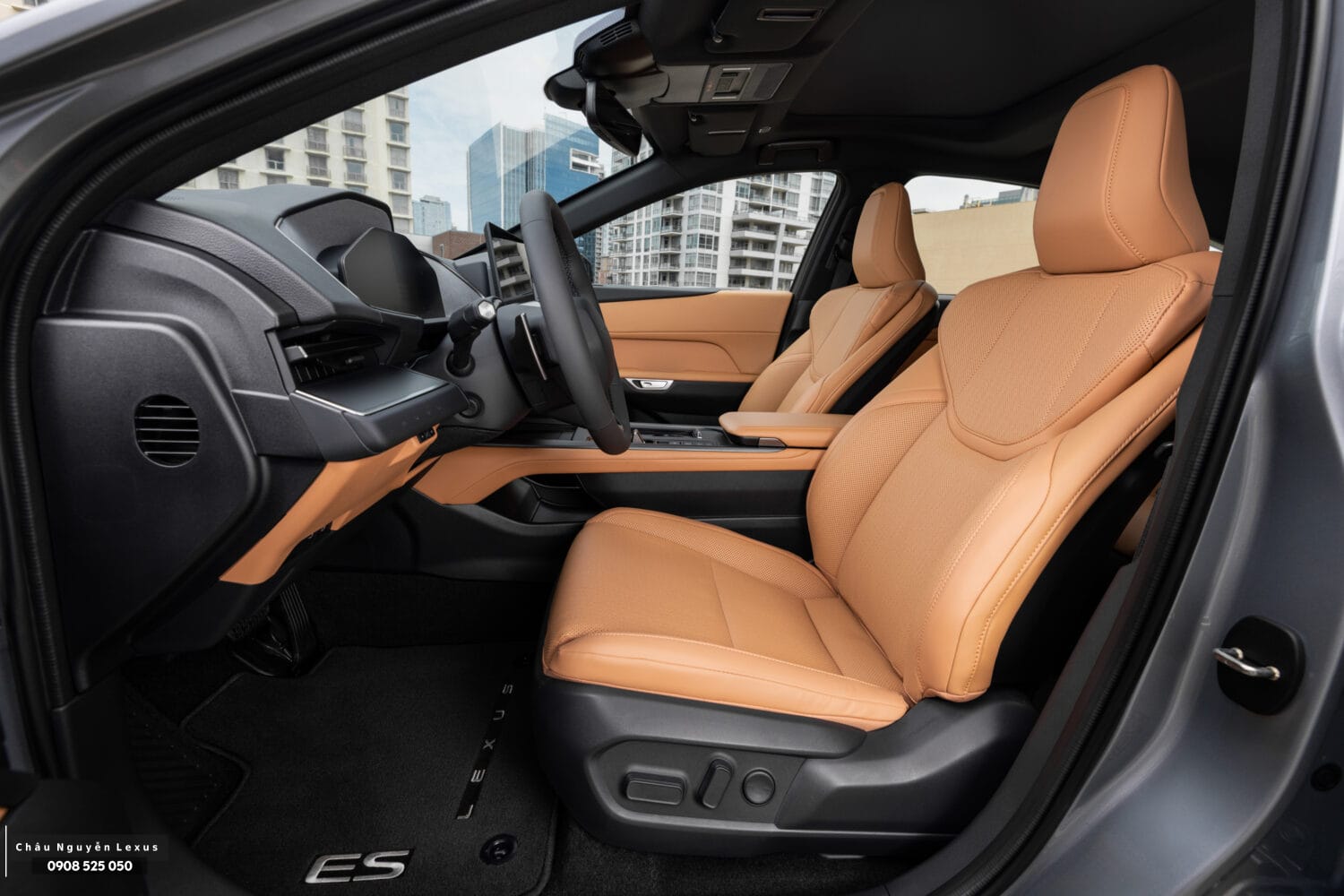 ES 350h Premium có ghế trước bọc NuLuxe (da tổng hợp cao cấp)