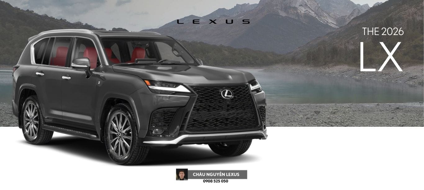 Lexus LX 600 F Sport 2026 giá bán & Thông số kỹ thuật