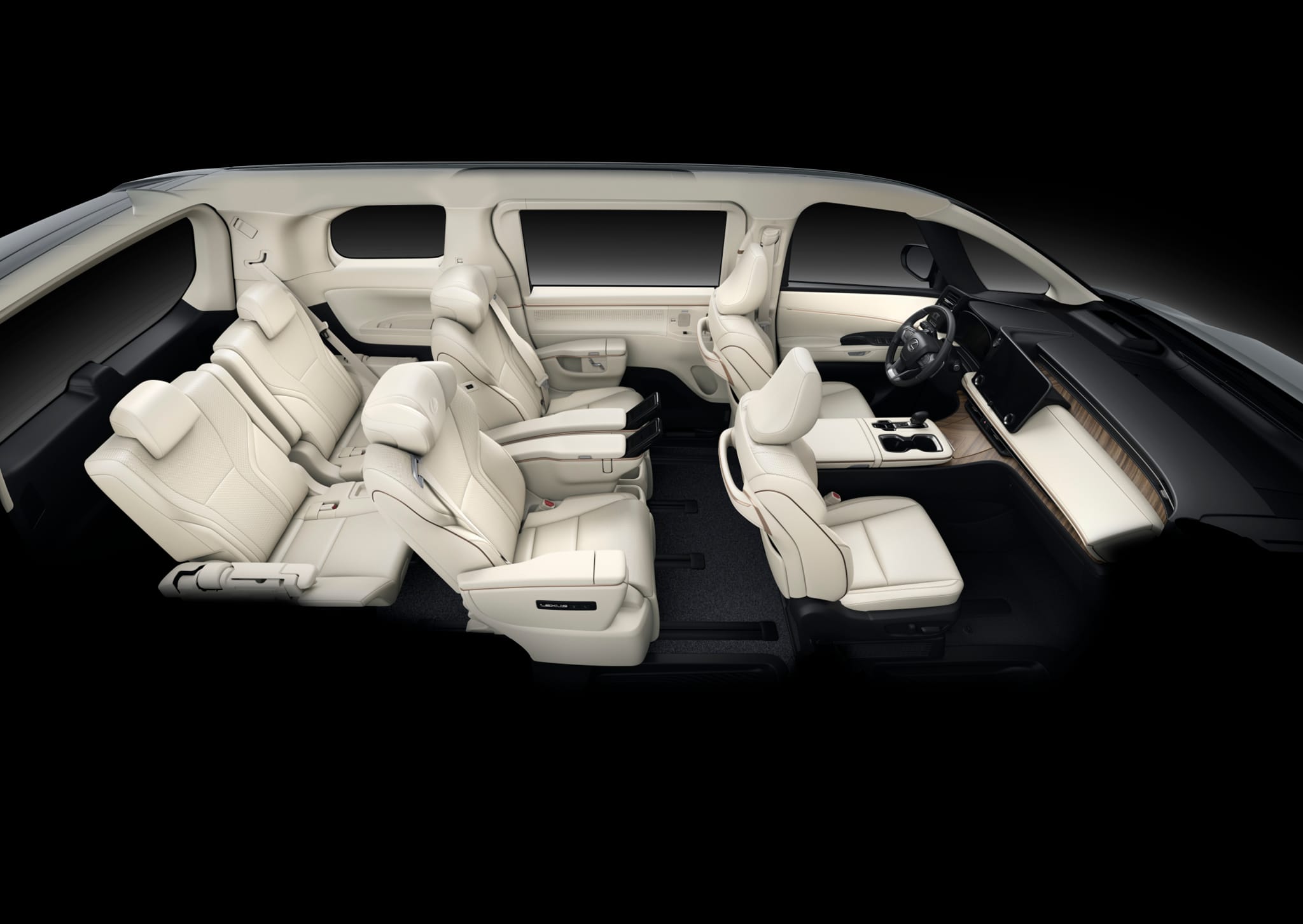 Lexus LM 500h 6 chỗ 6 Nội thất LM 500h 6 chỗ Màu trắng kem - Lexus Trung Tâm Sài Gòn