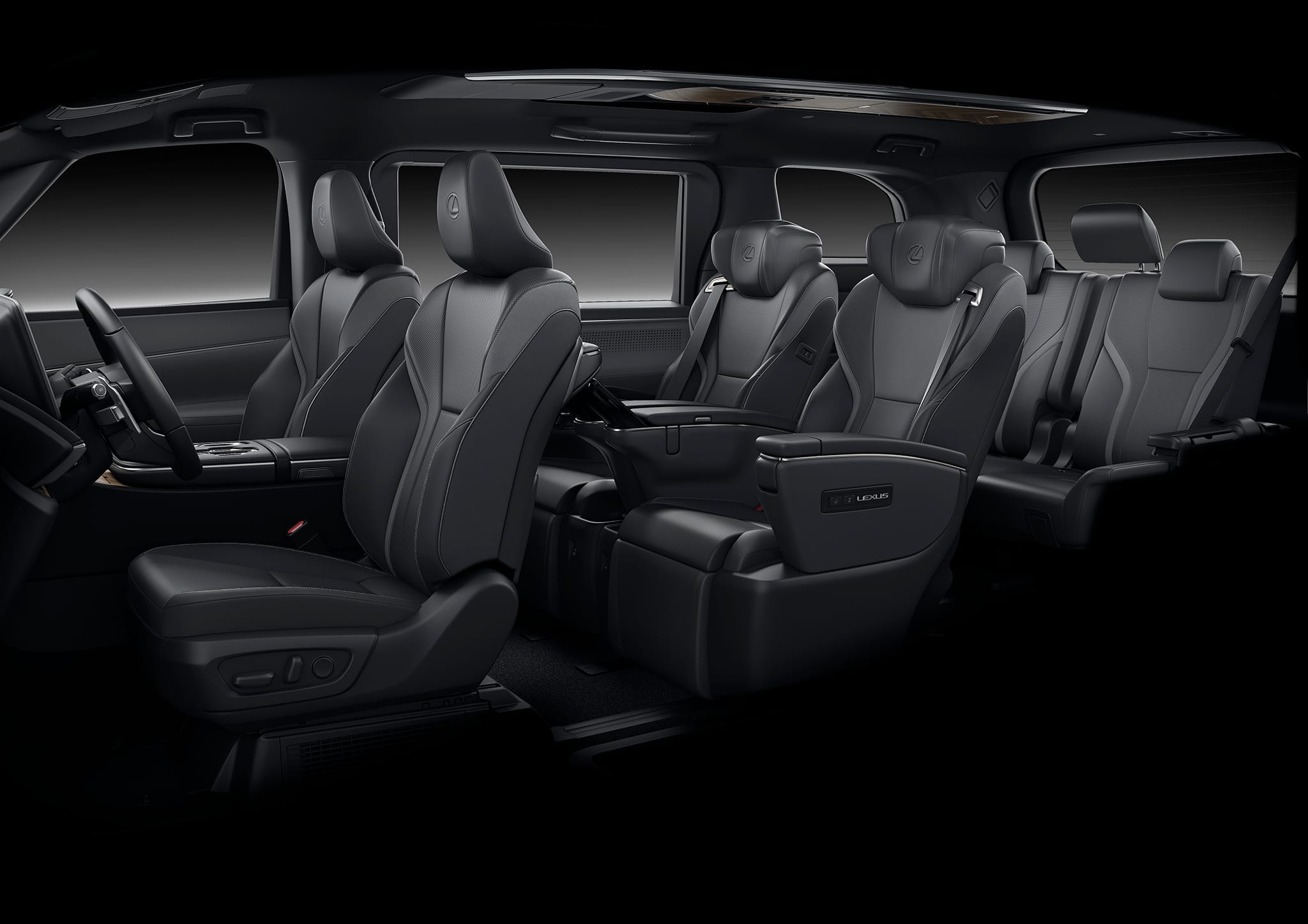 Lexus LM 500h 6 chỗ 9 Nội thất LM 500h 6 chỗ Màu Đen Black - Lexus Trung Tâm Sài Gòn