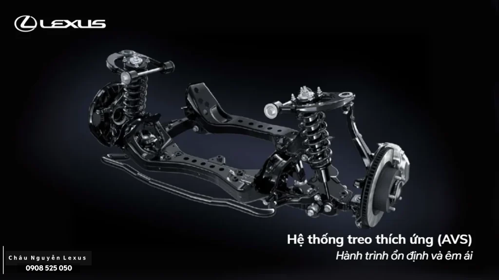 Hệ thống treo thích ứng (AVS) trên phiên bản RX 350h Luxury