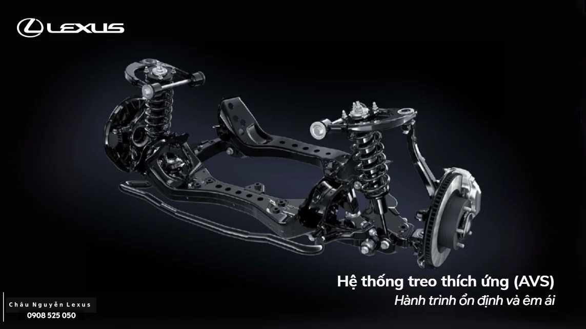 Hệ thống treo thích ứng (AVS) trên phiên bản RX 350h Luxury